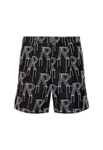 Shorts In Cotone Con Ricami