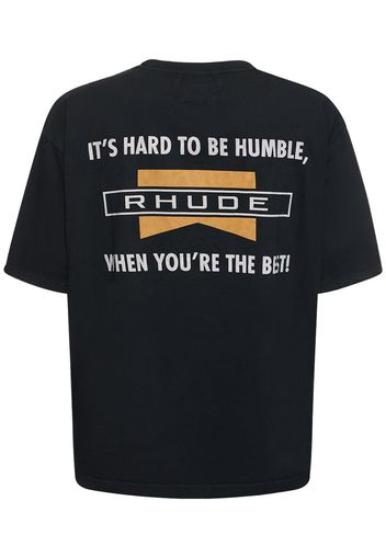 T-shirt Con Stampa Hard To Be Humble