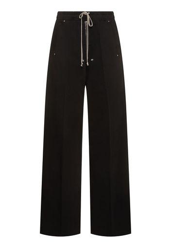Pantaloni Larghi In Nylon / Zip