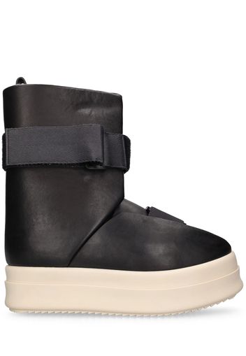 Sneakers Low Top In Pelle Imbottita