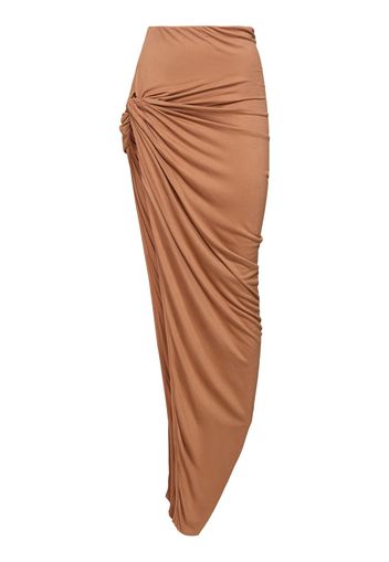 Edfu Twist-side Split Asymmetric Skirt