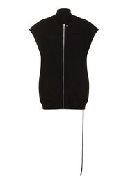 Gilet In Jersey Con Zip