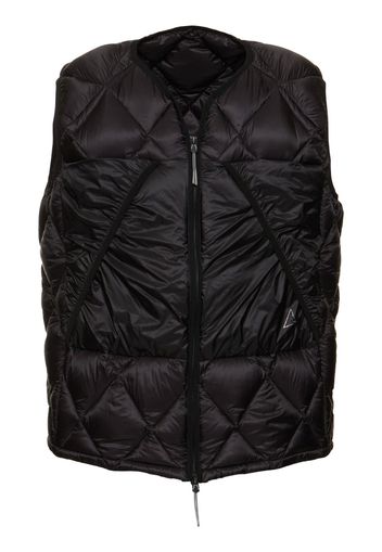 Quilted Nylon Puffer Vest