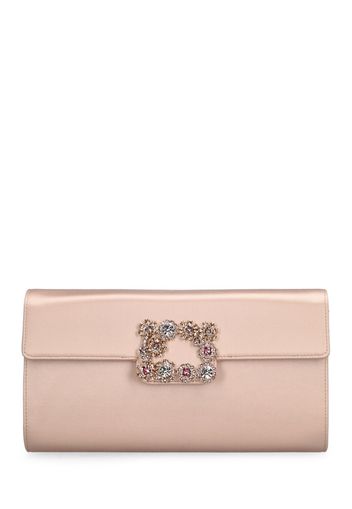 Pochette Flower In Pelle