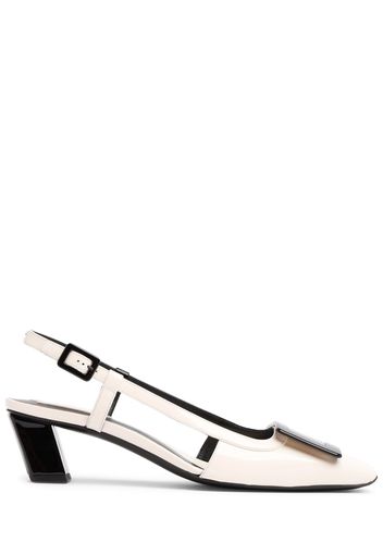 Scarpe Slingback Bv Optical In Pelle 45mm