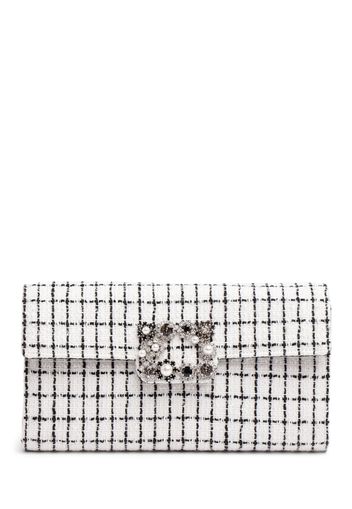 Envelope Flower Buckle Clutch