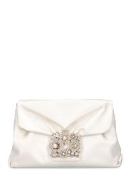 Pochette Rv Bouquet In Raso