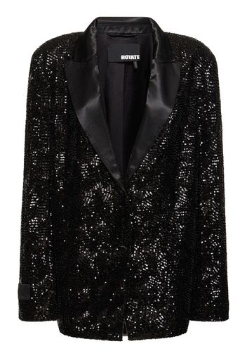 Blazer Oversize Con Paillettes