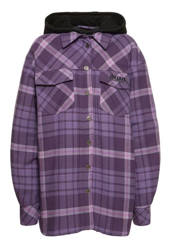 Camicia Oversize Jissa In Flanella / Cappuccio