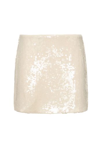 Embellished Mini Skirt