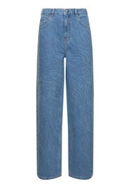 Jeans A Gamba Larga Dixie Stonewashed