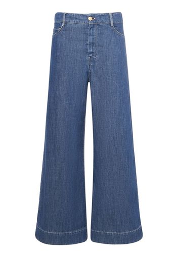 Jeans Dritti Zendaya In Denim Di Cotone