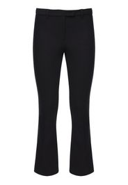 Pantaloni Cropped In Twill Di Cotone Stretch