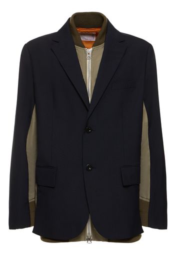 Tailored Blazer & Nylon Twill Jacket