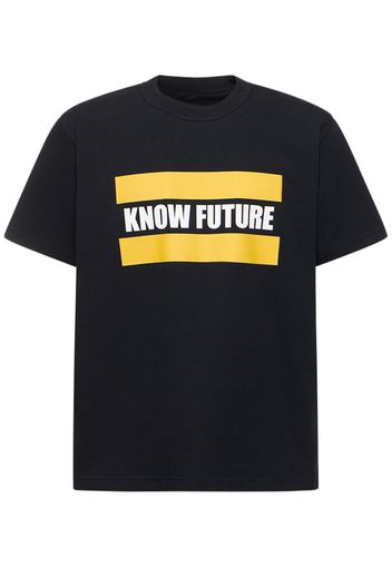 T-shirt Know Future Con Stampa