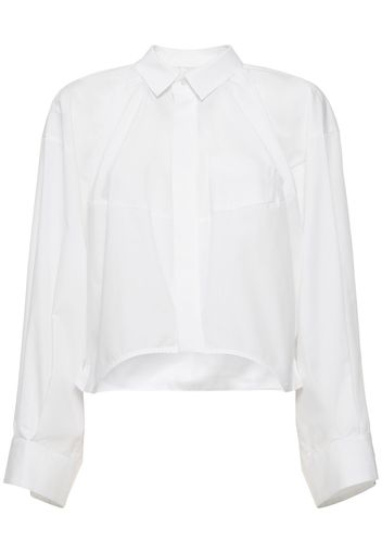 Poplin Shirt W/cocoon Sleeves