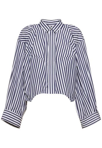 Poplin Shirt W/cocoon Sleeves