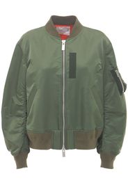 Bomber In Nylon Con Zip