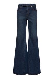 High Rise Wide Leg Jeans W/belt