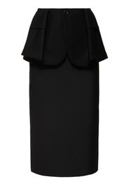 Suiting & Wool Melton Midi Skirt