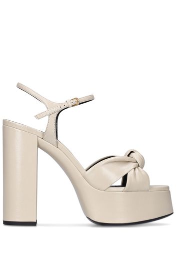 85mm Bianca Leather Platform Sandals