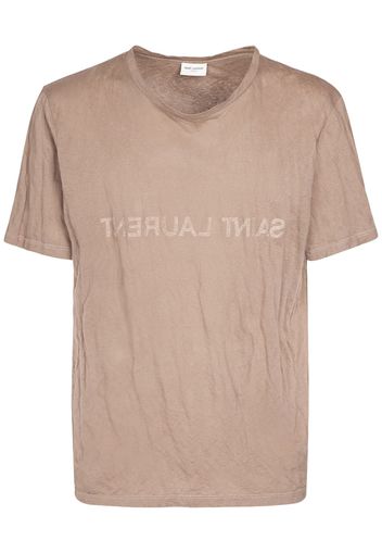 T-shirt In Cotone Con Logo