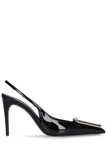 95mm Avenue Leather Slingback Pumps