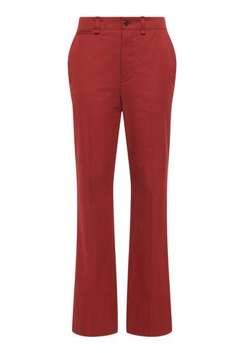 Pantaloni In Twill Di Cotone