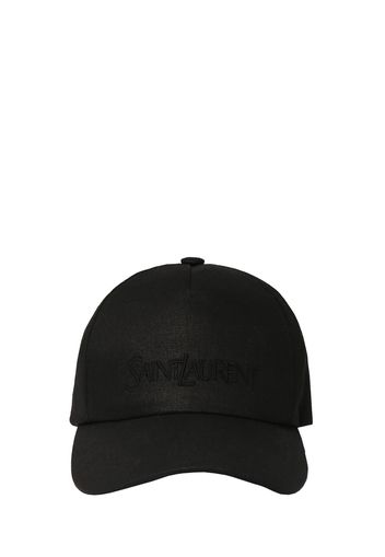 Cappello Baseball Saint Laurent In Cotone