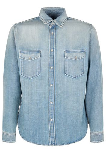 Camicia Oversize In Denim Di Cotone