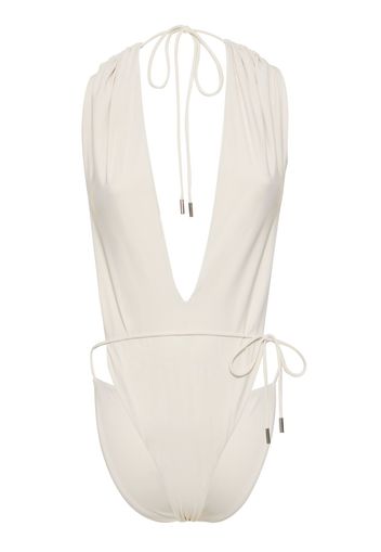 Nylon Blend One Piece Swimsuit