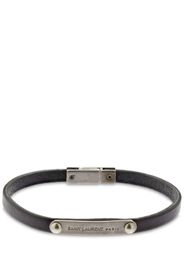 Bracciale In Pelle Con Logo Ysl