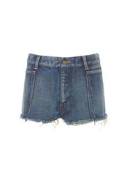 Shorts In Denim Di Cotone