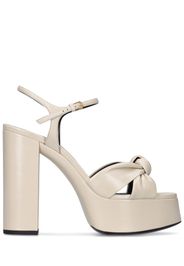 85mm Bianca Leather Platform Sandals