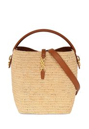 Le 37 Raffia Bucket Bag