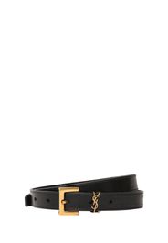 20mm Cassandre Leather Buckle Belt