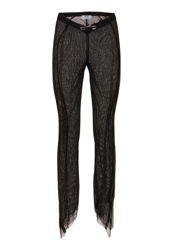 Pantaloni Asimmetrici In Mesh