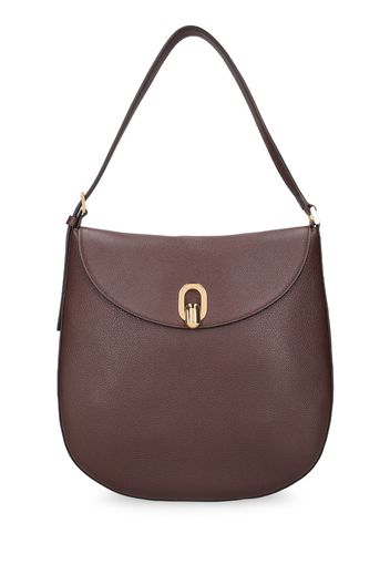 Borsa Hobo Grande Tondo In Pelle