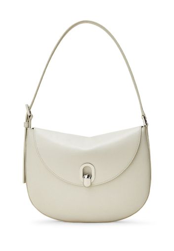 The Small Tondo Smooth Leather Hobo Bag