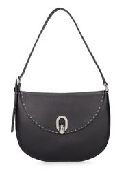 Borsa Hobo Piccola Tondo In Pelle Con Borchie