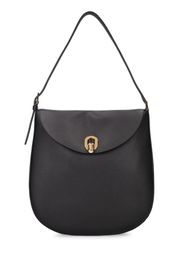 Borsa Hobo Grande Tondo In Pelle