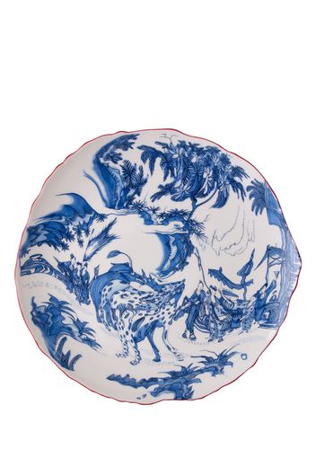 Piatto Classic On Acid Blue Chinoiserie