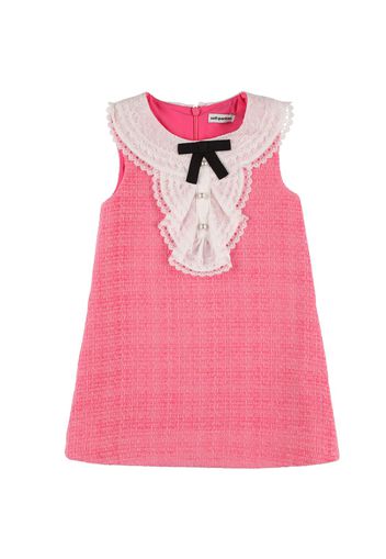 Cotton Knit Sleeveless Dress W/ Bow