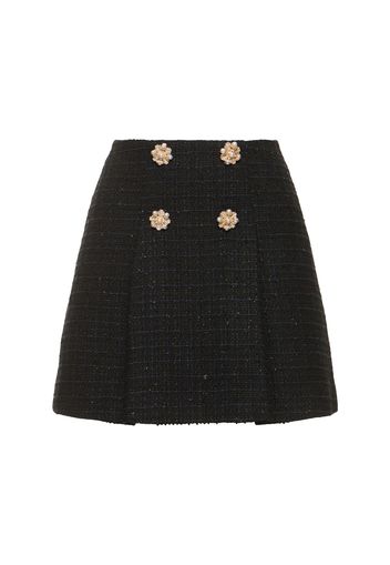 Bouclé Mini Skirt