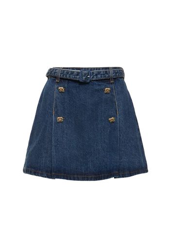 Denim Mini Skirt