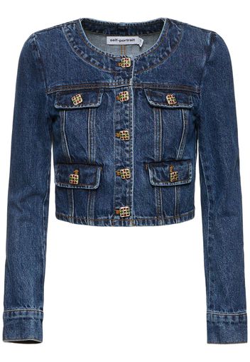 Buttoned Denim Jacket