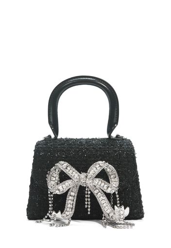 Borsa Micro Con Fiocco Bouclé