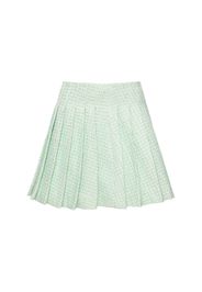 Self-Portrait high-waisted bouclé mini skirt - Toni neutri