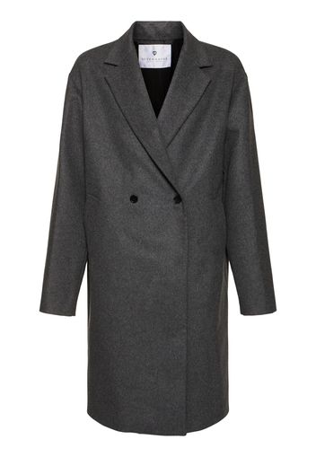 Cappotto Doppiopetto In Misto Cashmere