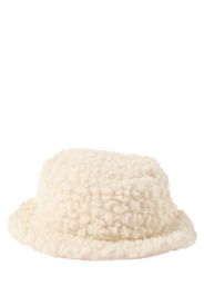 Cappello Bucket In Shearling E Lana